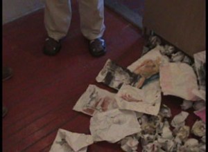 señor frente a montaña de dibujos-2007