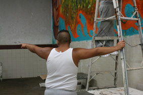 el bolsón_taller mural