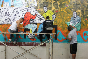 proceso mural_el padua- el kalimba-el mamado